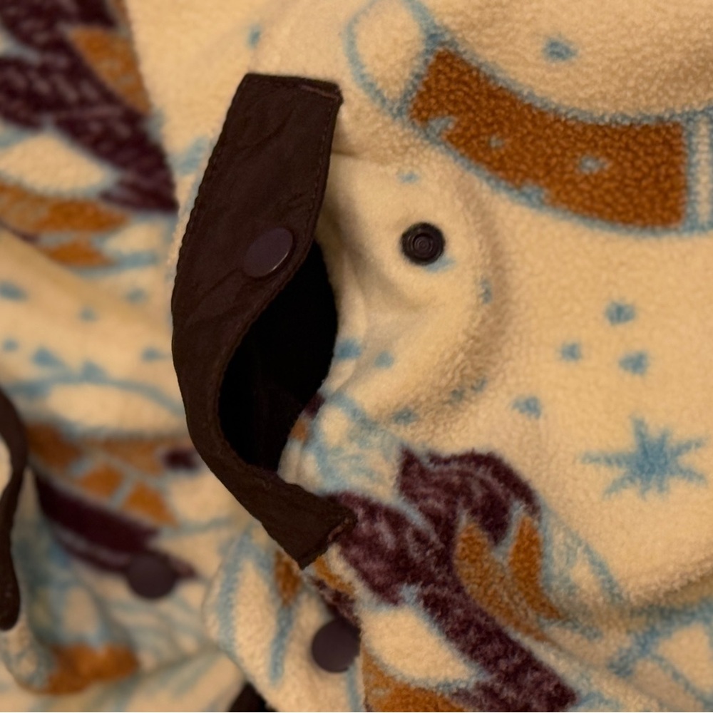 Patagonia Vintage Rare Owl Patterned Fleece Pullover - Picture 13 of 16